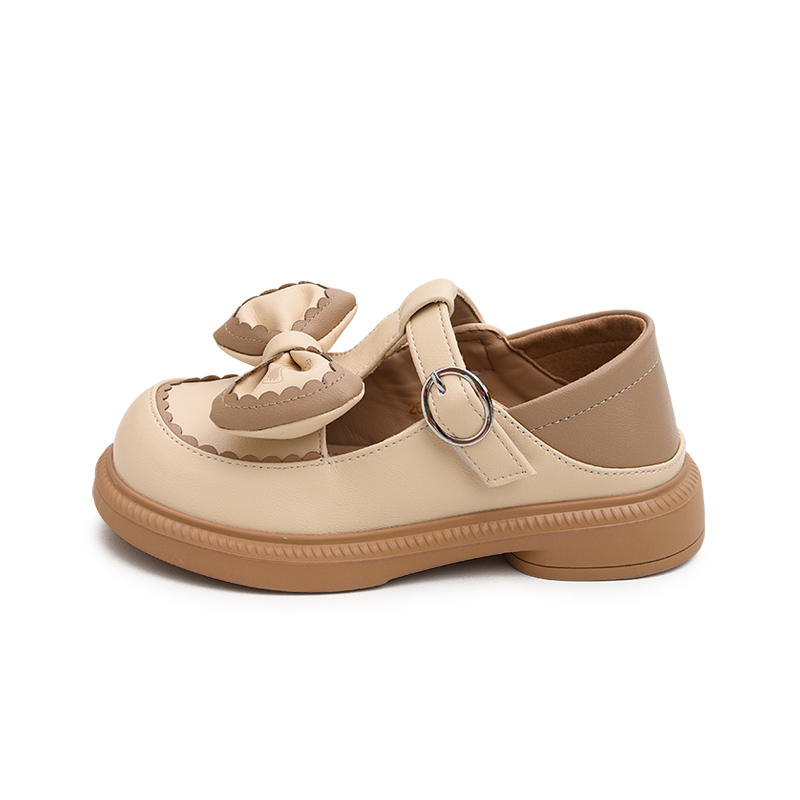Детские кожаные туфли с нескользящей подошвой Budding, бежевый
Детские кожаные туфли с нескользящей подошвой Budding, бежевый