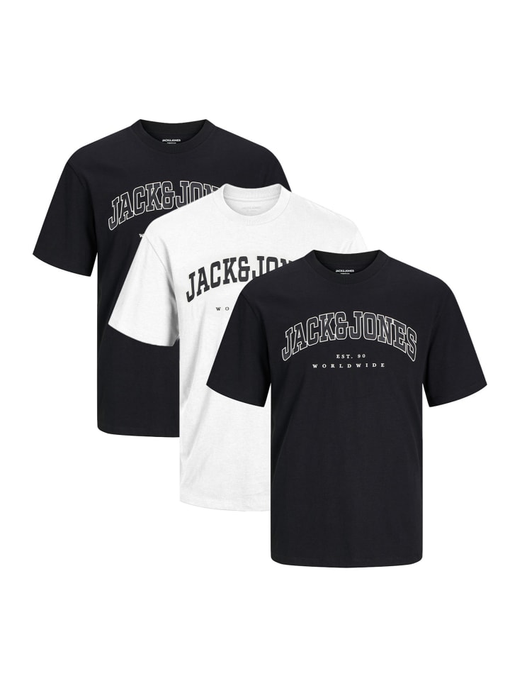 Футболка Jack & Jones, черный/белый
Футболка Jack & Jones, черный/белый