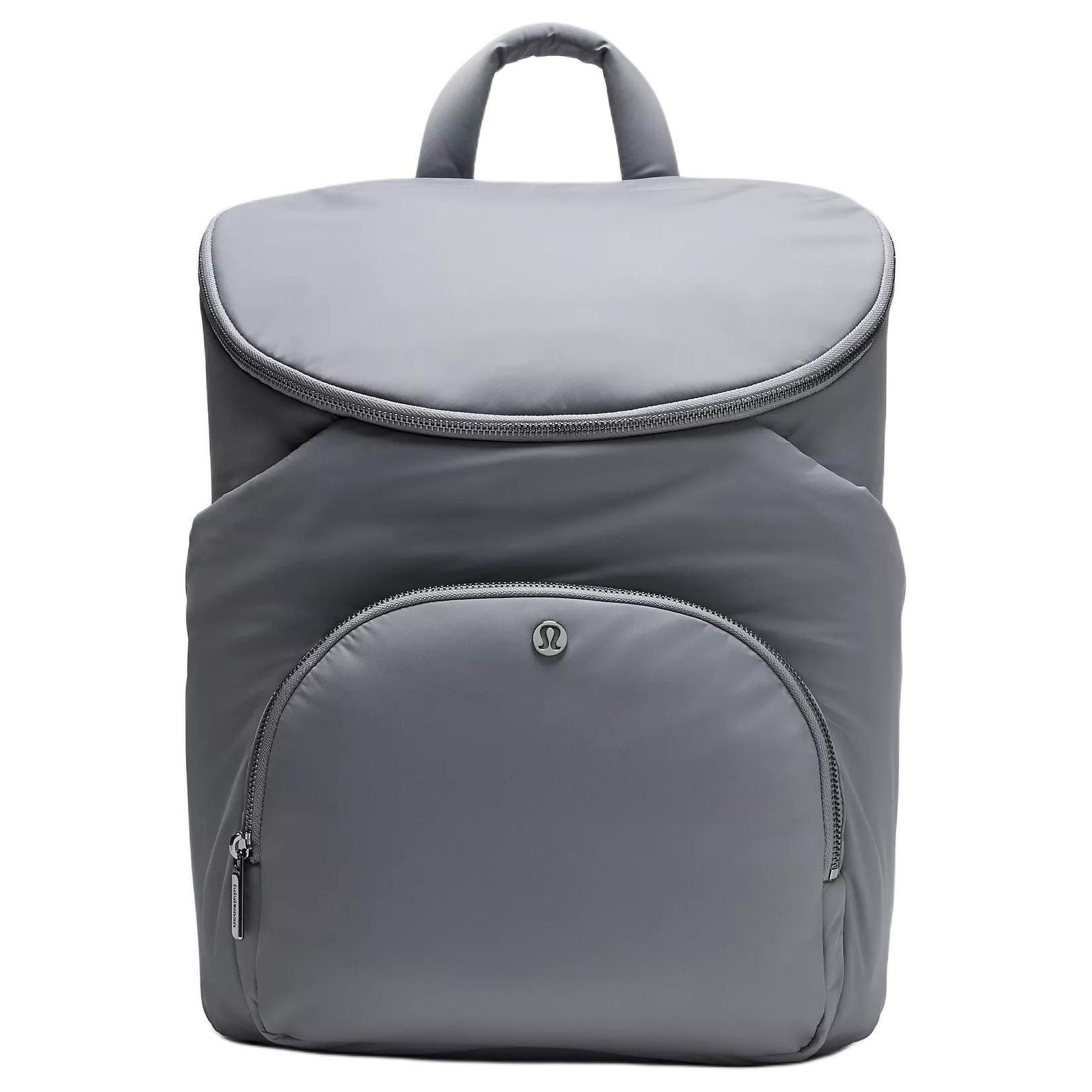 Lululemon Переработанный нейлоновый рюкзак унисекс серый, Gray
Lululemon Переработанный нейлоновый рюкзак унисекс серый, Gray