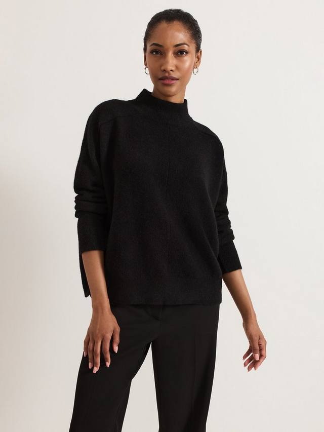 Джемпер из джордановой шерсти Phase Eight, черный
Джемпер из джордановой шерсти Phase Eight, черный