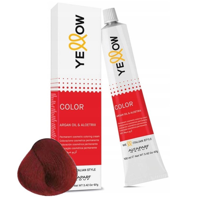 ALFAPARF YELLOW Краска для волос 6.66S - Темный суперинтенсивный красный блондин - 100 мл
ALFAPARF YELLOW Краска для волос 6.66S - Темный суперинтенсивный красный блондин - 100 мл