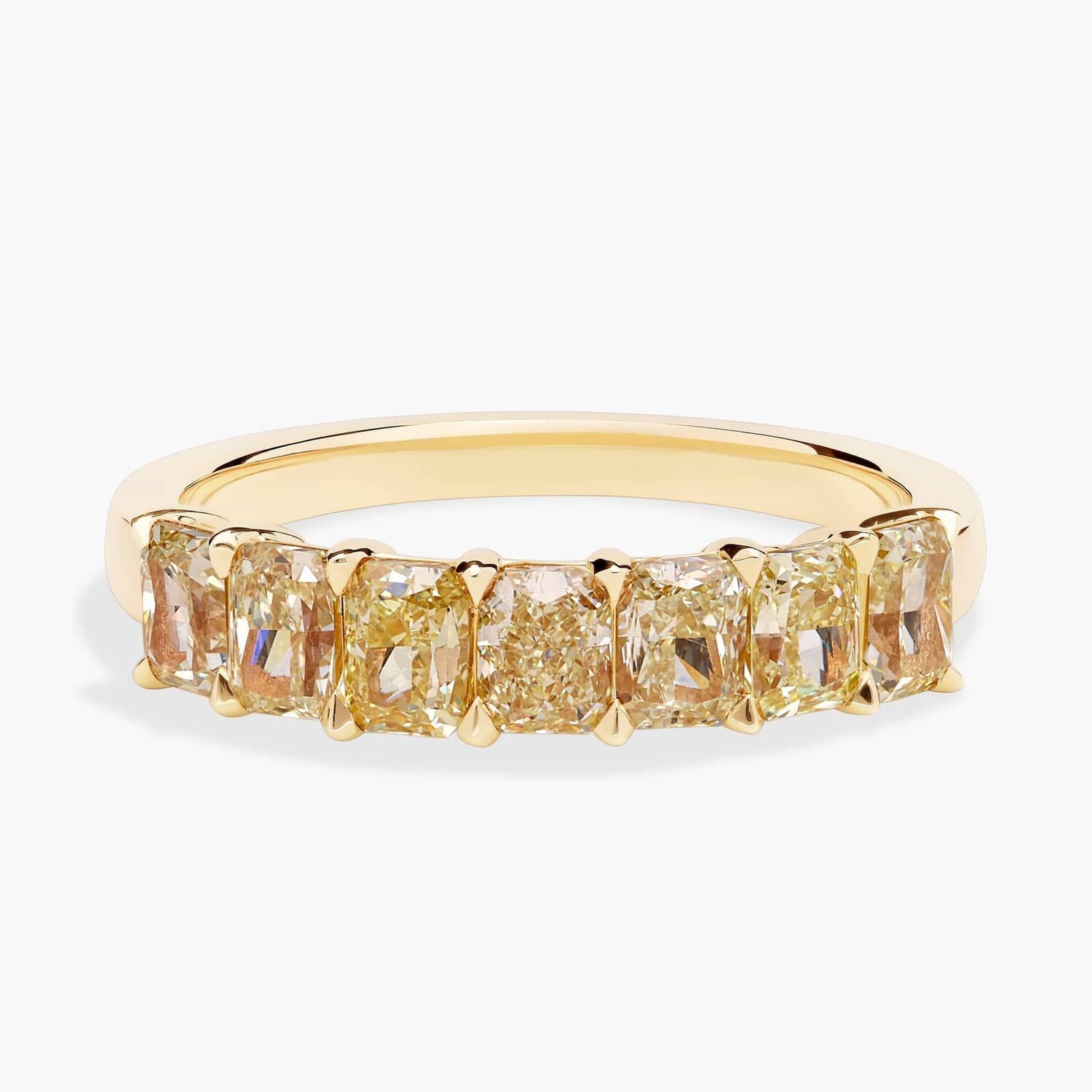 Кольцо с желтым бриллиантом радиантной огранки из 18-каратного желтого золота с 7 камнями (1 3/4 карата, двойной огранки) Blue Nile
Кольцо с желтым бриллиантом радиантной огранки из 18-каратного желтого золота с 7 камнями (1 3/4 карата, двойной огранки) Blue Nile