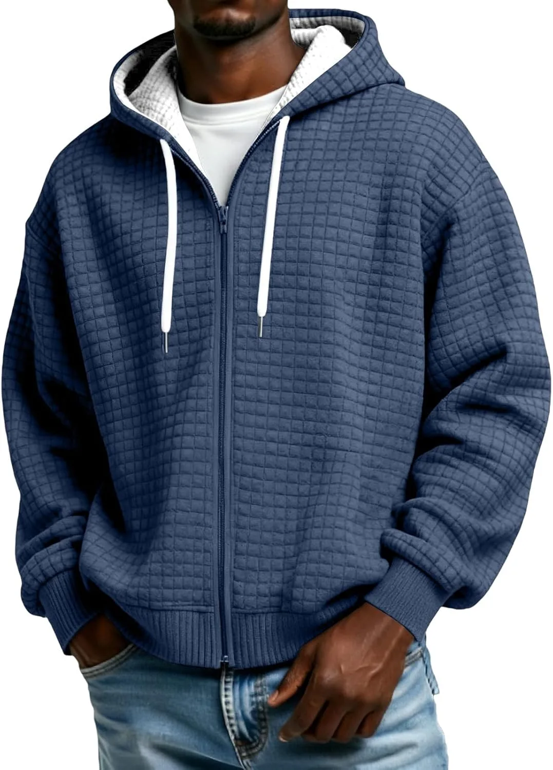 Плюс сайз худи с молнией для мужчин, классическое, в клетку
Плюс сайз худи с молнией для мужчин, классическое, в клетку