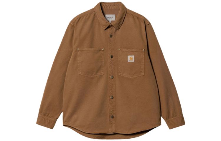 Carhartt WIP Мужская рубашка цвета темный хаки
Carhartt WIP Мужская рубашка цвета темный хаки