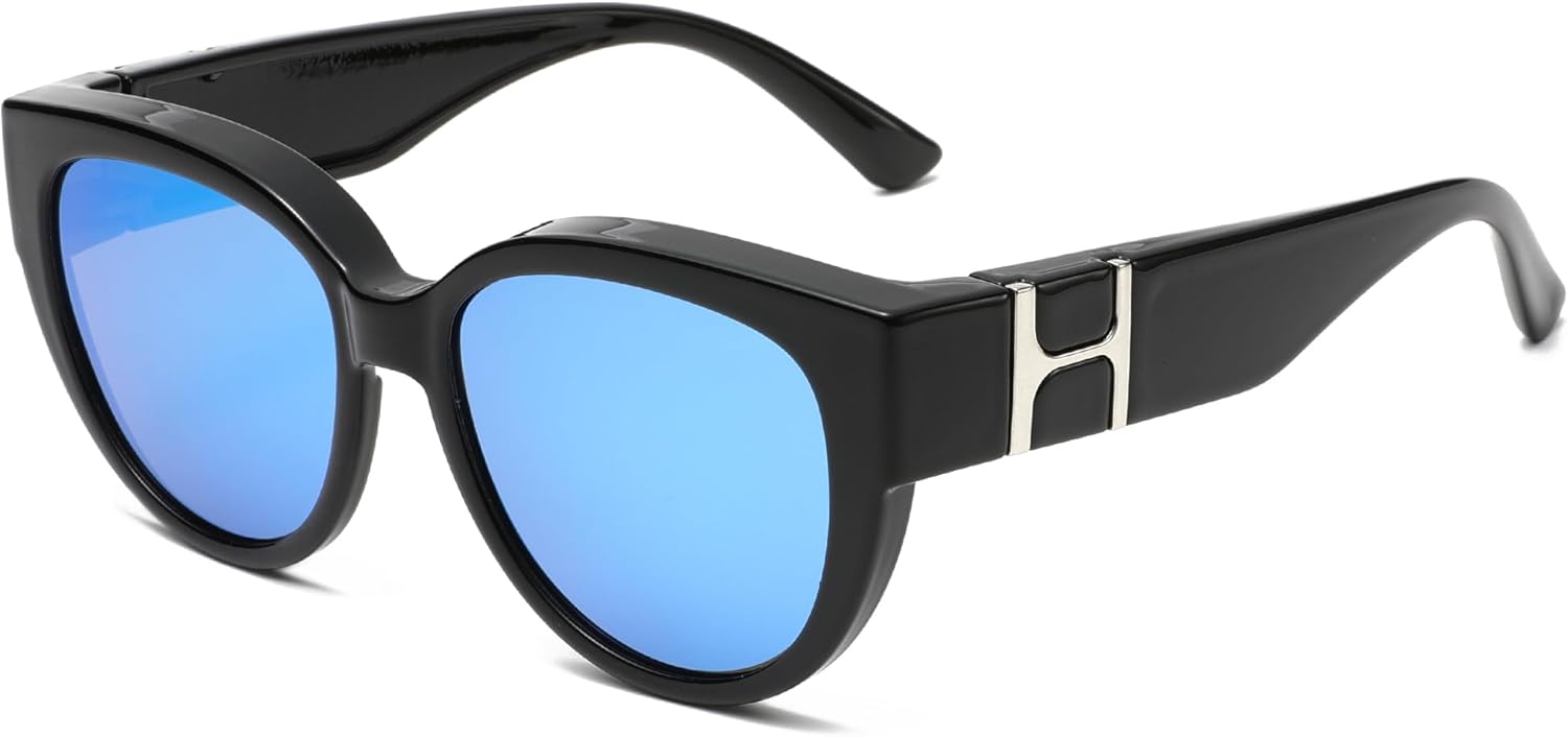 Солнцезащитные очки Cyxus Fit Over для женщин, модные дизайнерские очки большого размера с поляризацией, защита от УФ-излучения UV400 для вождения, P1185, Less 5.14x2.28in-black/Ice Blue-p1186
Солнцезащитные очки Cyxus Fit Over для женщин, модные дизайнерские очки большого размера с поляризацией, защита от УФ-излучения UV400 для вождения, P1185, Less 5.14x2.28in-black/Ice Blue-p1186