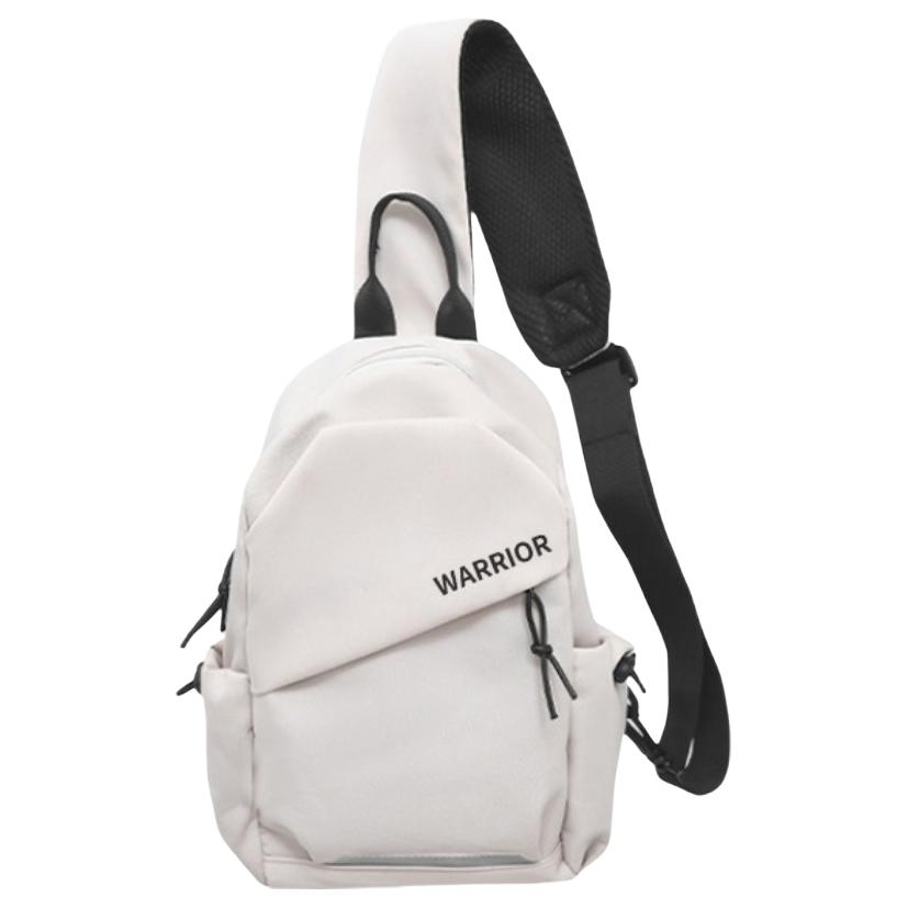 Нейлоновая слинг-сумка унисекс WARRIOR, белый
Нейлоновая слинг-сумка унисекс WARRIOR, белый