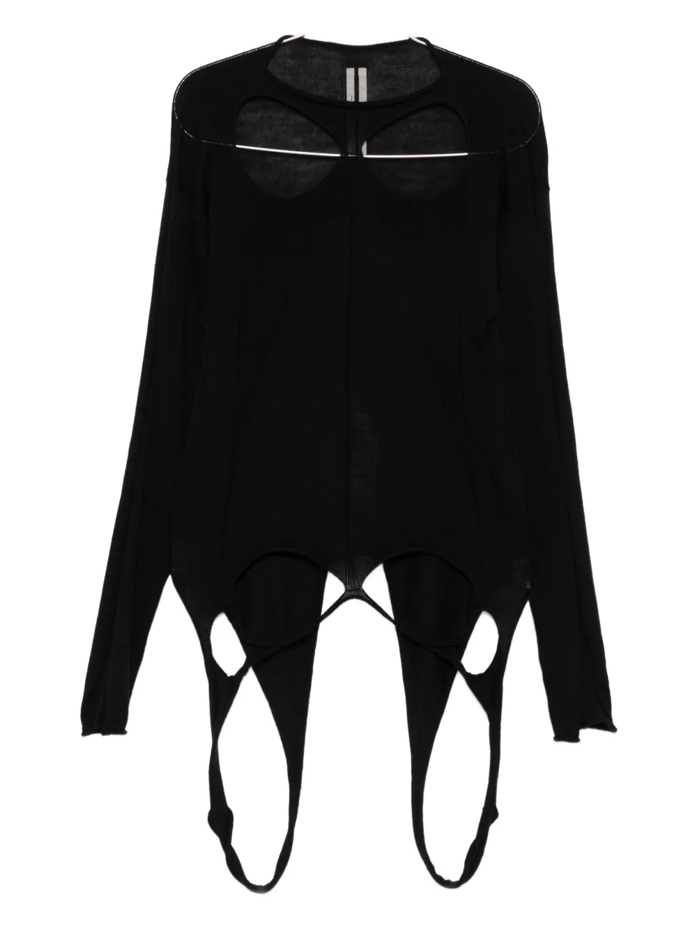 Свитер с разрезами Rick Owens, черный
Свитер с разрезами Rick Owens, черный