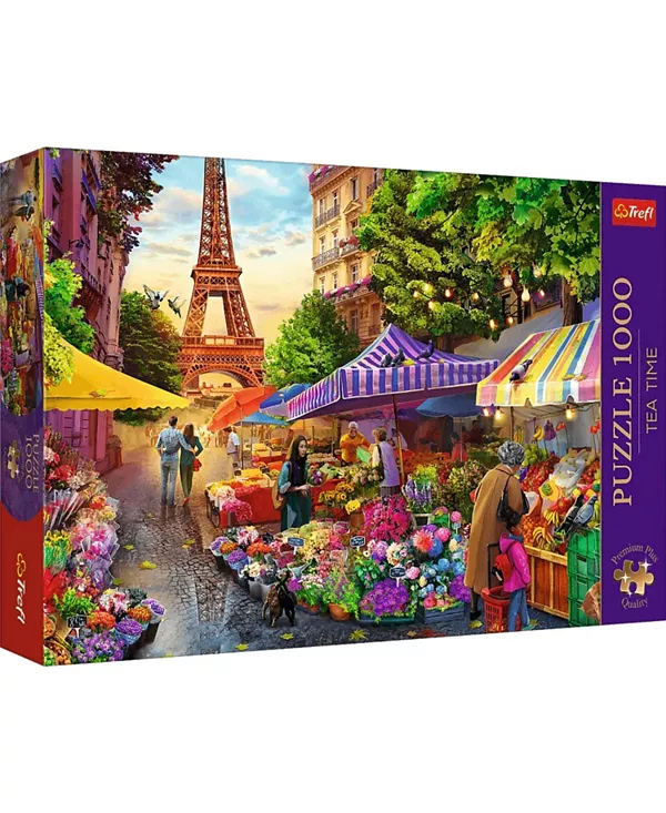 Пазл Premium Plus из 1000 деталей - цветочный рынок в Париже Trefl, multi-color
Пазл Premium Plus из 1000 деталей - цветочный рынок в Париже Trefl, multi-color