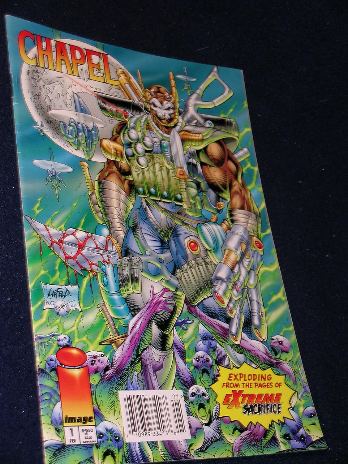 Chapel #1 (Vol. 1, No. 1, February 1995) (Image Comics)
Chapel #1 (Vol. 1, No. 1, February 1995) (Image Comics)