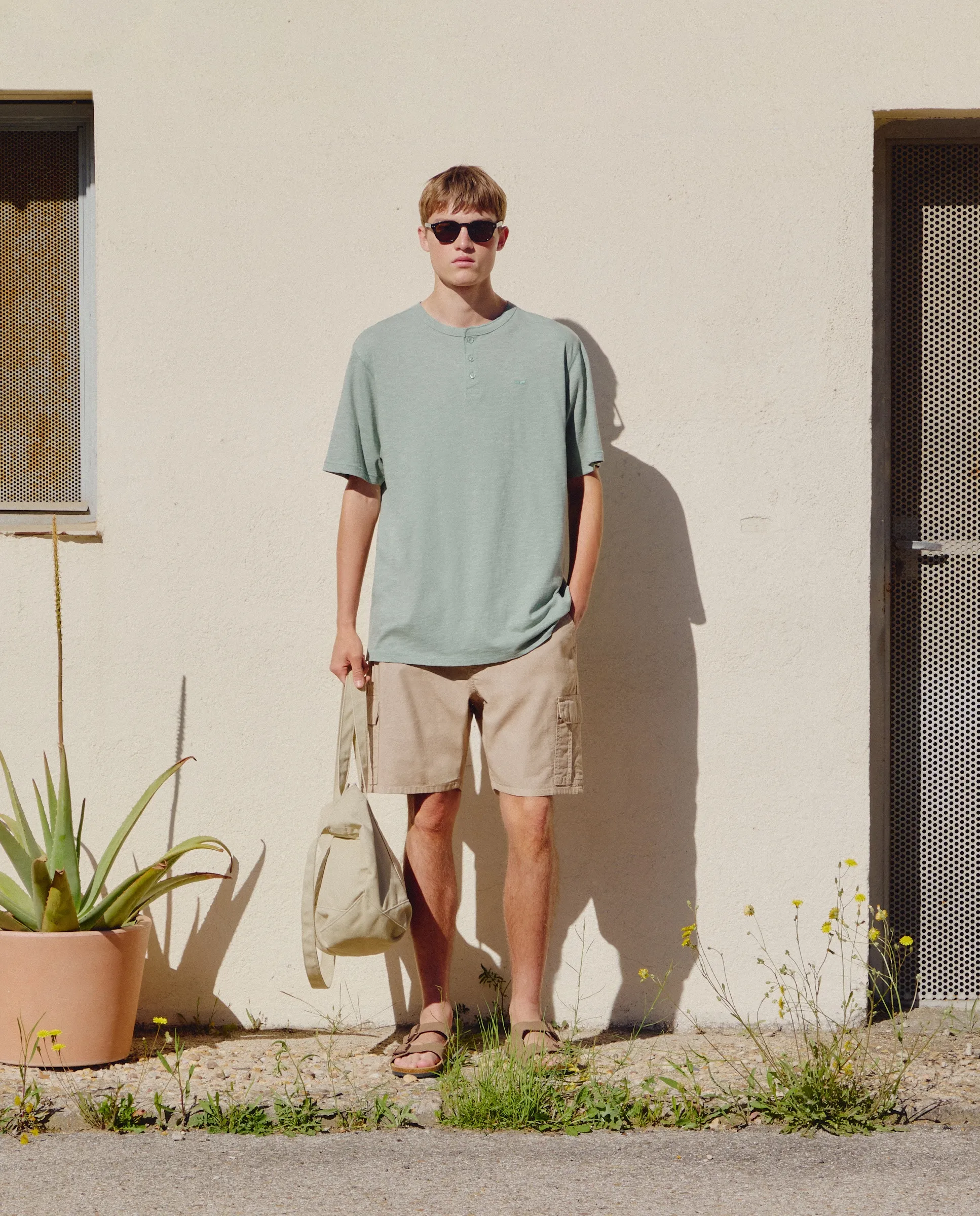 Мужская футболка с коротким рукавом овердай Green Coast, хаки
Мужская футболка с коротким рукавом овердай Green Coast, хаки