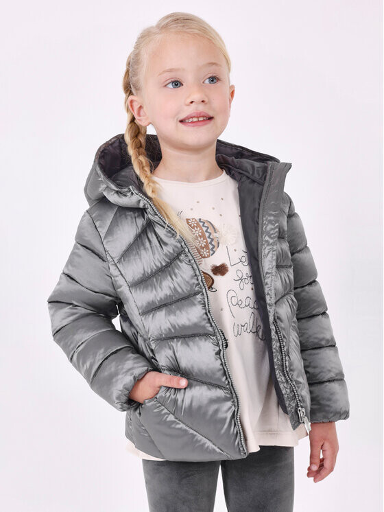 Пуховик стандартного кроя Mayoral, серый 
Пуховик стандартного кроя Mayoral, серый