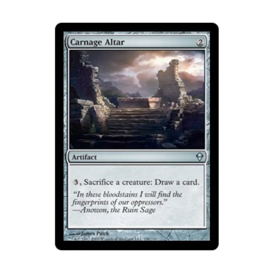 CCG Алтарь резни (U), MTG - Zendikar
CCG Алтарь резни (U), MTG - Zendikar