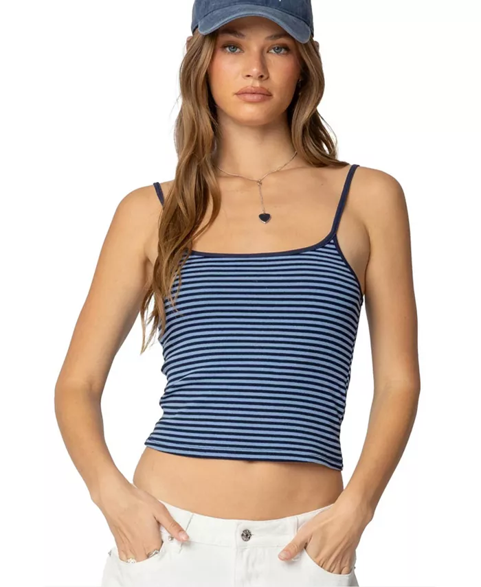 Женская полосатая майка Miller Edikted, синий
Женская полосатая майка Miller Edikted, синий