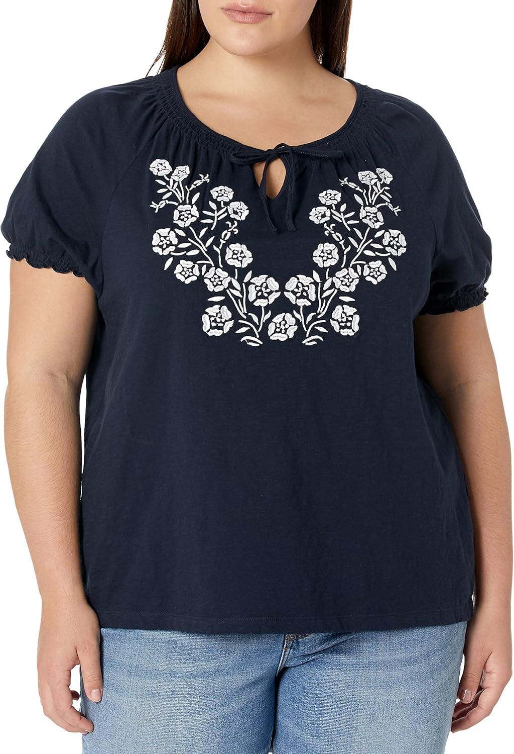 Женский повседневный топ Tommy Hilfiger Plus с открытыми плечами и короткими рукавами, Sky Capt
Женский повседневный топ Tommy Hilfiger Plus с открытыми плечами и короткими рукавами, Sky Capt