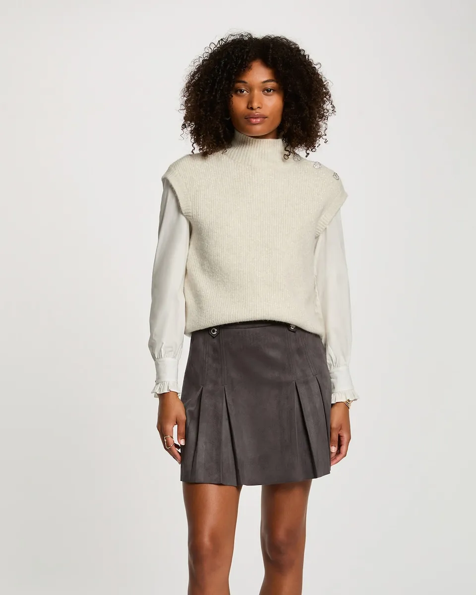 Женский безрукавный джемпер Morgan, бежевый
Женский безрукавный джемпер Morgan, бежевый