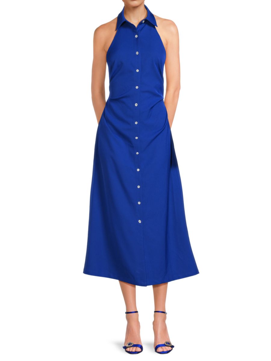 Платье-рубашка макси без рукавов и спинки Dreia с бретелькой через шею Area Stars, цвет Royal Blue
Платье-рубашка макси без рукавов и спинки Dreia с бретелькой через шею Area Stars, цвет Royal Blue