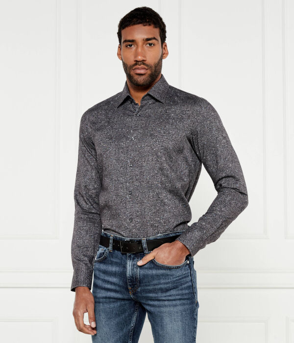 Рубашка мужская Boss из смесовой ткани, серый
Рубашка мужская Boss из смесовой ткани, серый