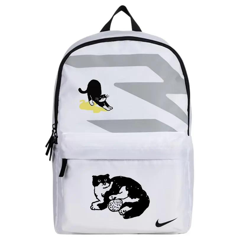 Nike Полиэстеровый рюкзак Regular Unisex White & Black & Gray
Nike Полиэстеровый рюкзак Regular Unisex White & Black & Gray