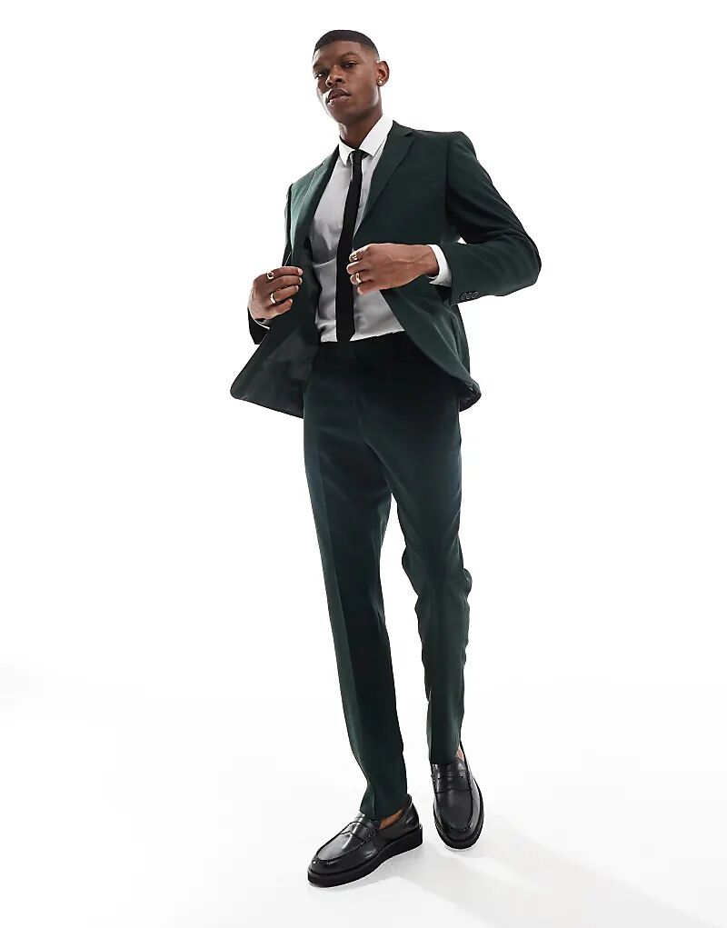 Узкие свадебные брюки ASOS DESIGN зеленого цвета
Узкие свадебные брюки ASOS DESIGN зеленого цвета