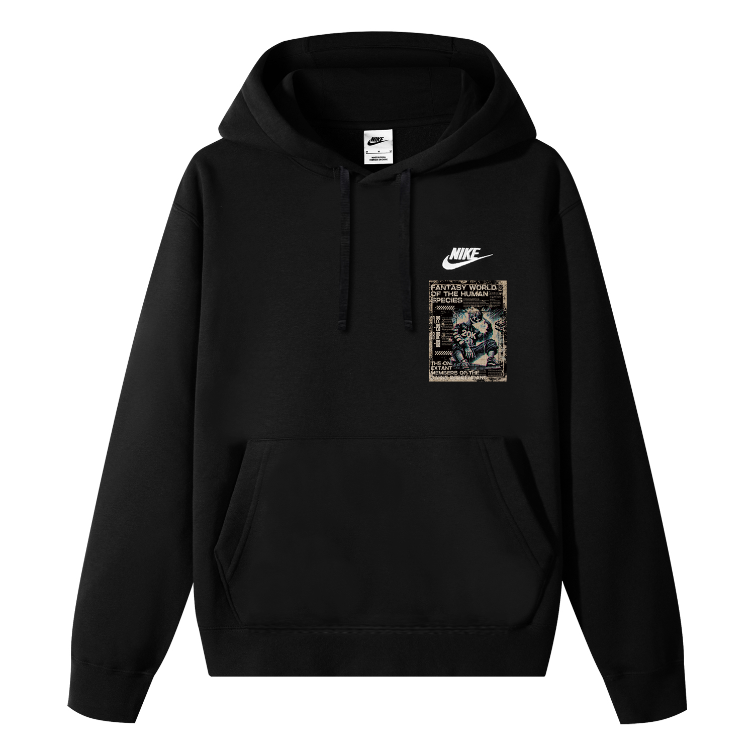 Nike Спортивная толстовка унисекс Sportswear Club, черная
Nike Спортивная толстовка унисекс Sportswear Club, черная