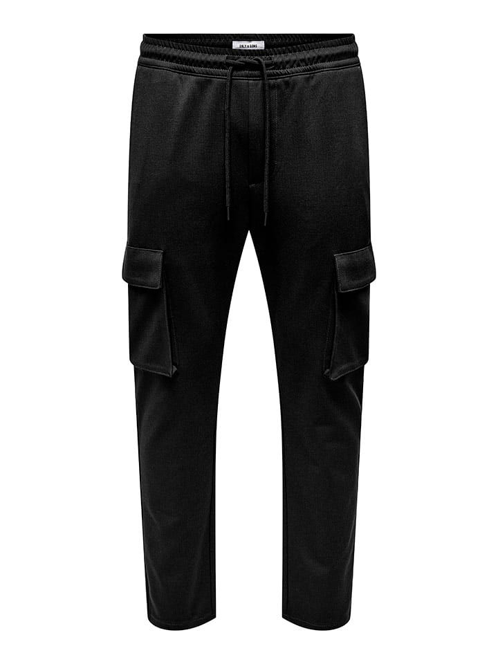 ONLY & SONS Черные брюки-карго "Live"
ONLY & SONS Черные брюки-карго "Live"