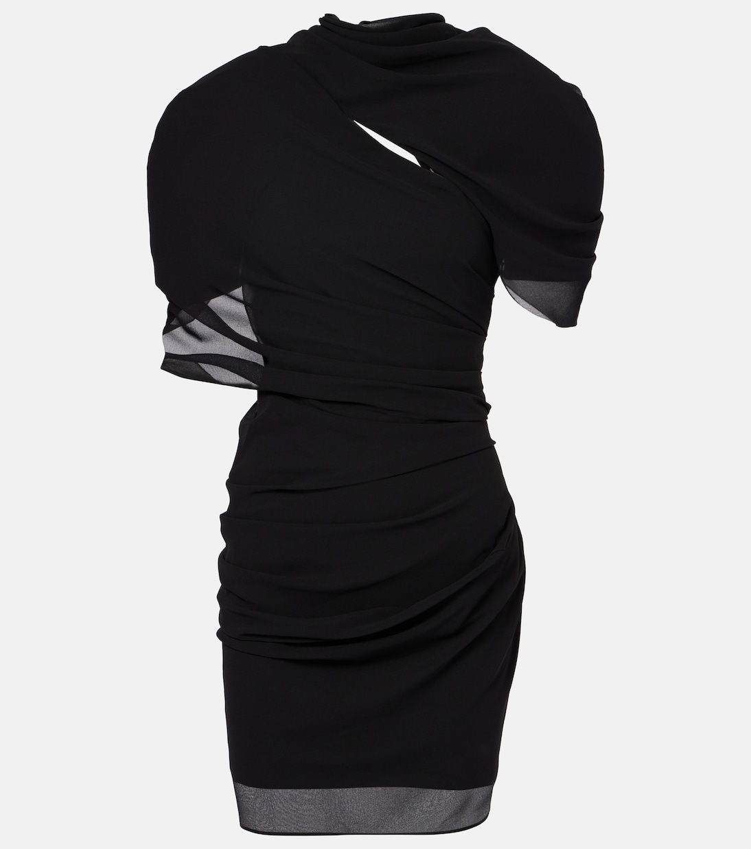 Мини-платье Castagna из шифона с драпировкой Jacquemus, черный
Мини-платье Castagna из шифона с драпировкой Jacquemus, черный