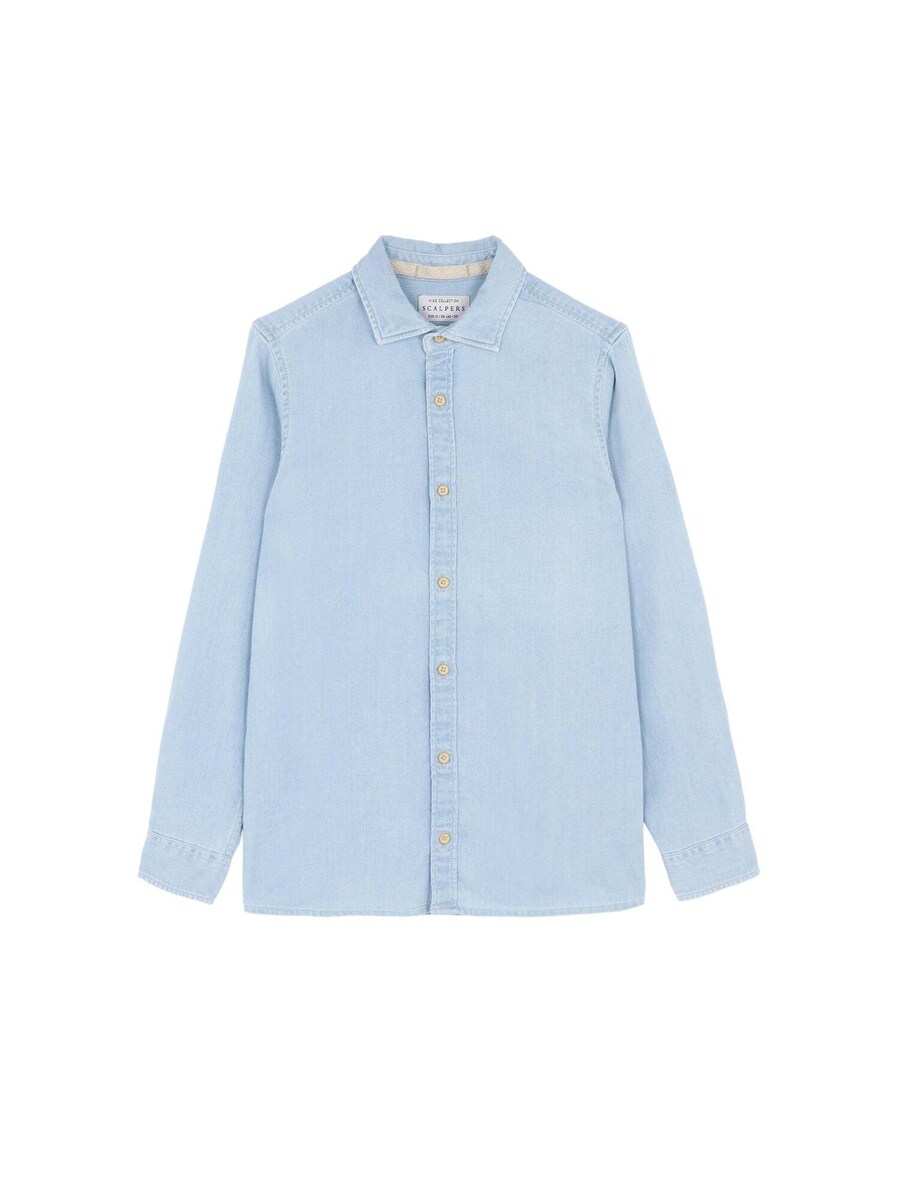 Рубашка обычного кроя на пуговицах Scalpers, синий
Рубашка обычного кроя на пуговицах Scalpers, синий