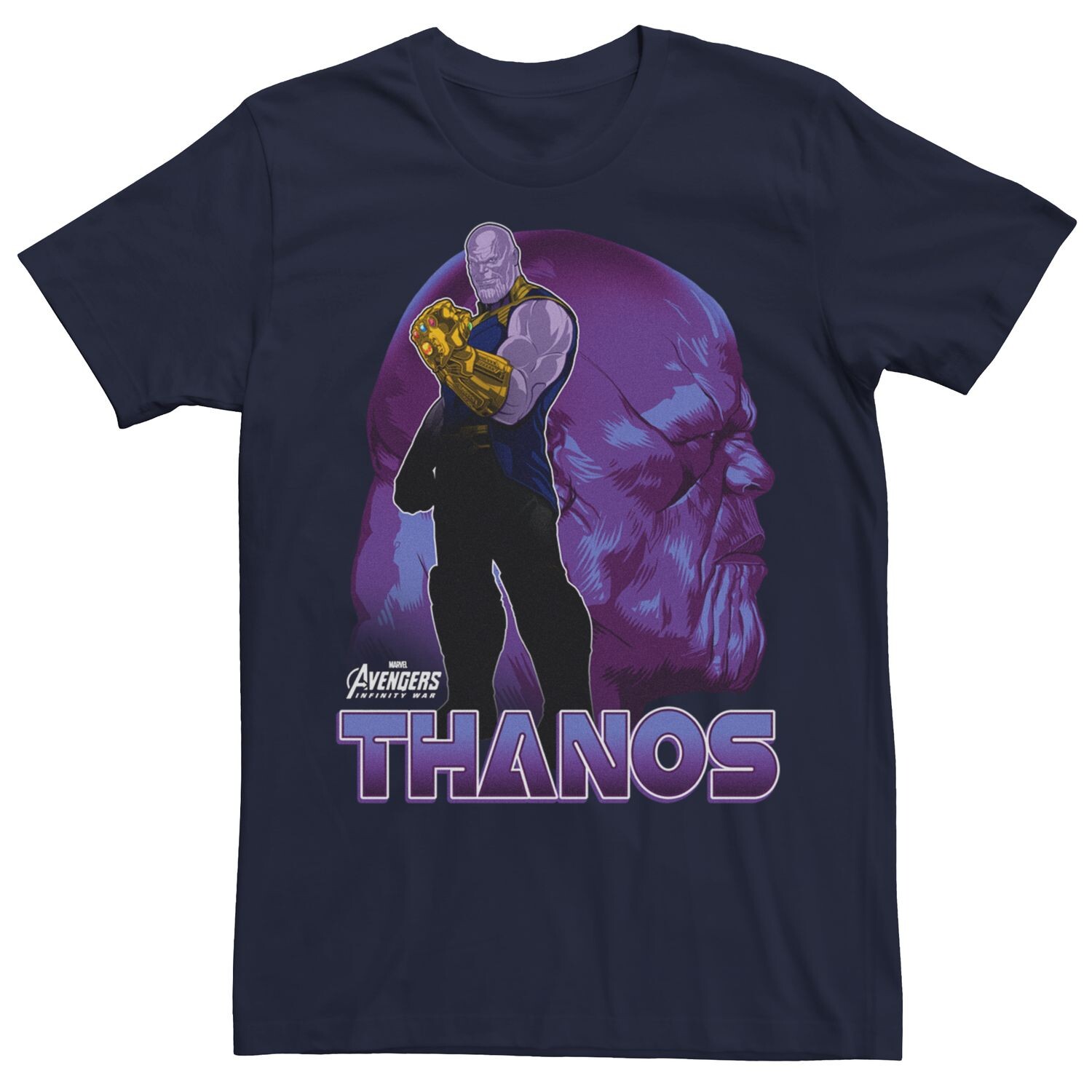 Мужская футболка с изображением силуэта Таноса Marvel Avengers Infinity War Licensed Character
Мужская футболка с изображением силуэта Таноса Marvel Avengers Infinity War Licensed Character