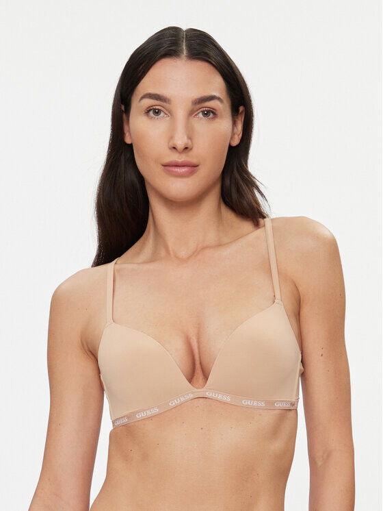 Бюстгальтер без косточек Guess, бежевый
Бюстгальтер без косточек Guess, бежевый