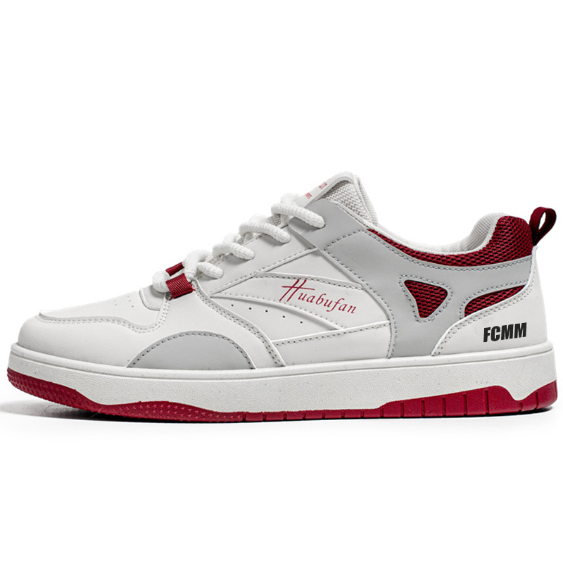 FCMM Антискользящие износостойкие низкие скейтерские кроссовки мужские бело-красные, цвет White Red
FCMM Антискользящие износостойкие низкие скейтерские кроссовки мужские бело-красные, цвет White Red