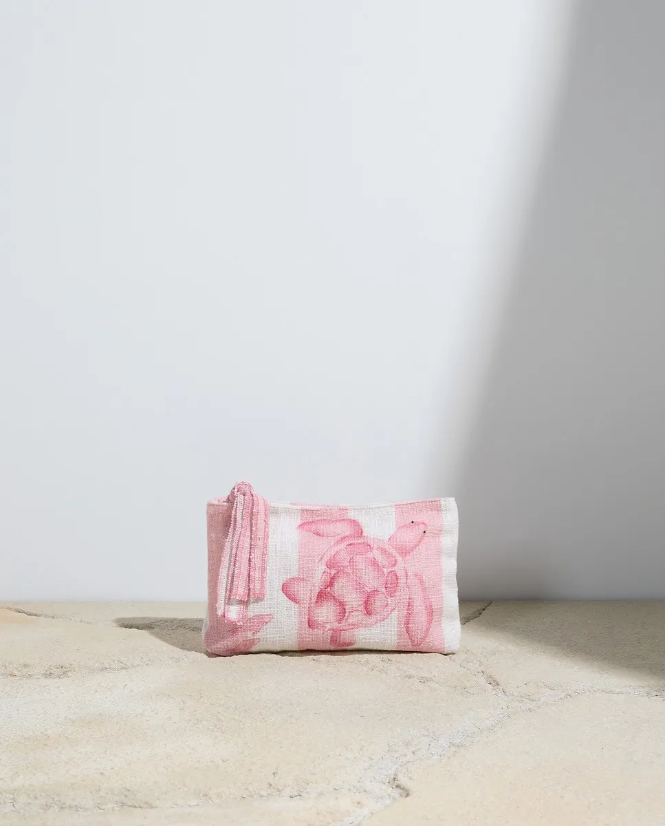 Сумка-косметичка с принтом черепахи Stella Rittwagen, розовый
Сумка-косметичка с принтом черепахи Stella Rittwagen, розовый