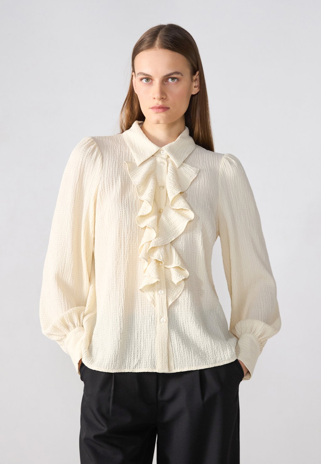 Блузка на пуговицах Anna Field, молочный
Блузка на пуговицах Anna Field, молочный