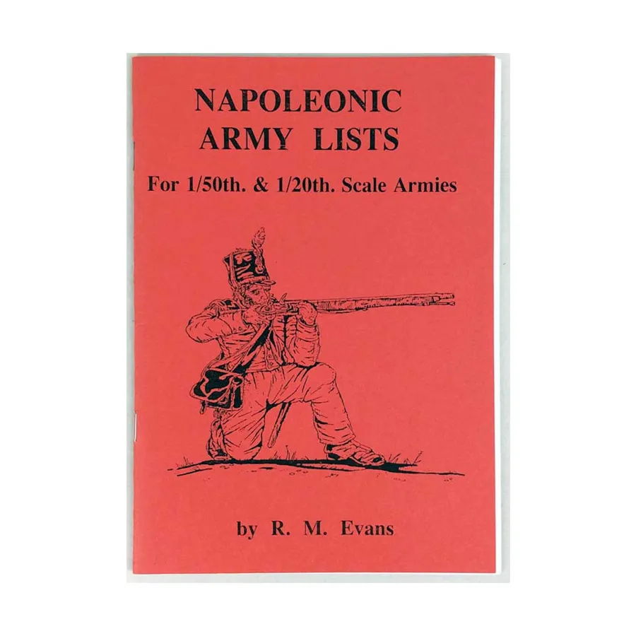 Списки наполеоновских армий — армии в масштабе 1/50 и 1/20, Miniature Rules (Tabletop Games)
Списки наполеоновских армий — армии в масштабе 1/50 и 1/20, Miniature Rules (Tabletop Games)