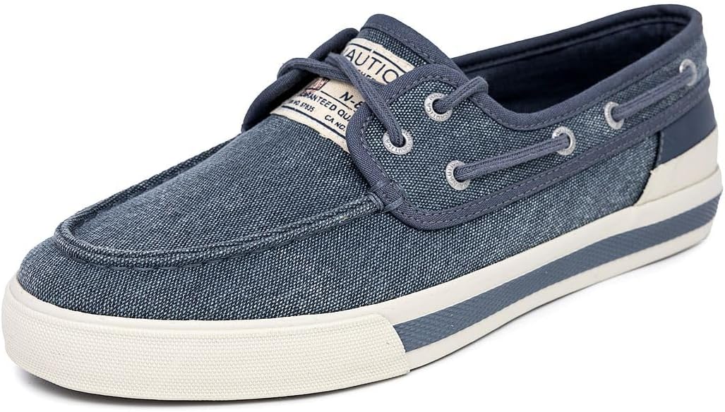 Мужские повседневные топсайдеры Nautica, лоферы с мок-ноу и мягкой стелькой, кроссовки в морском стиле, темно-синий
Мужские повседневные топсайдеры Nautica, лоферы с мок-ноу и мягкой стелькой, кроссовки в морском стиле, темно-синий
