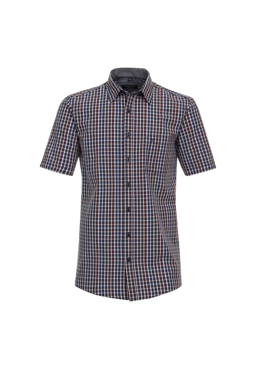 Мужская повседневная рубашка в клетку с короткими рукавами, удобная посадка CASAMODA, темно-синий
Мужская повседневная рубашка в клетку с короткими рукавами, удобная посадка CASAMODA, темно-синий