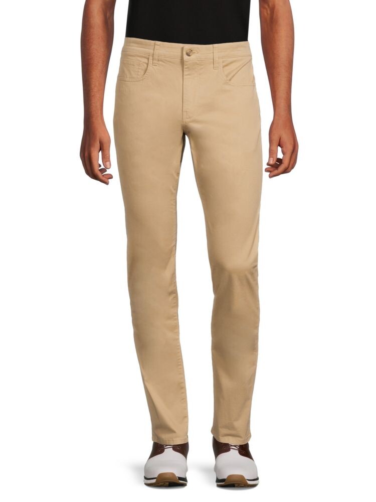 Однотонные брюки узкого кроя Vince, хаки
Однотонные брюки узкого кроя Vince, хаки