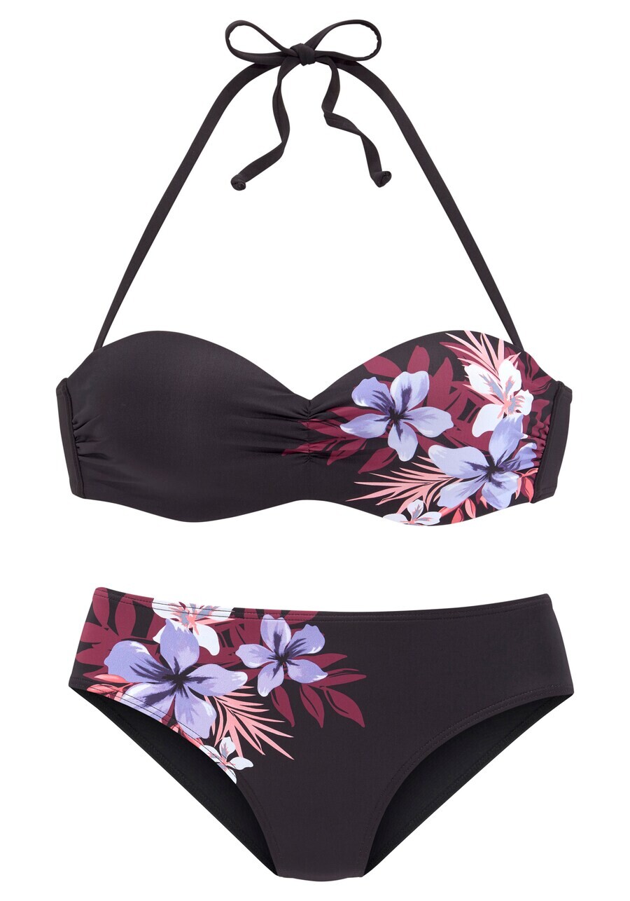 Бикини на косточках LASCANA Bandeau Bikini, черный
Бикини на косточках LASCANA Bandeau Bikini, черный