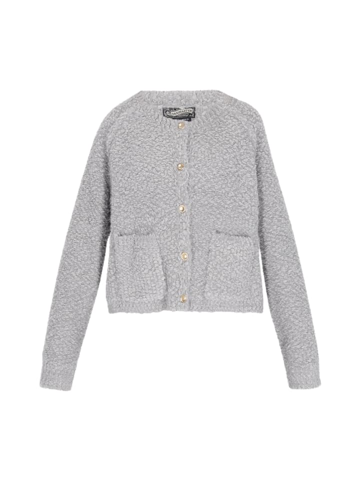 DreiMaster Женский кардиган серого меланжевого цвета
DreiMaster Женский кардиган серого меланжевого цвета