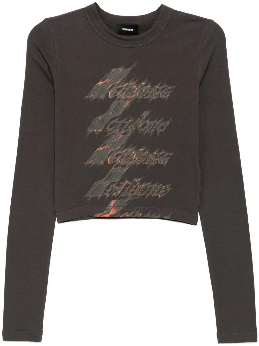 Футболка Flame с логотипом We11done, серый
Футболка Flame с логотипом We11done, серый