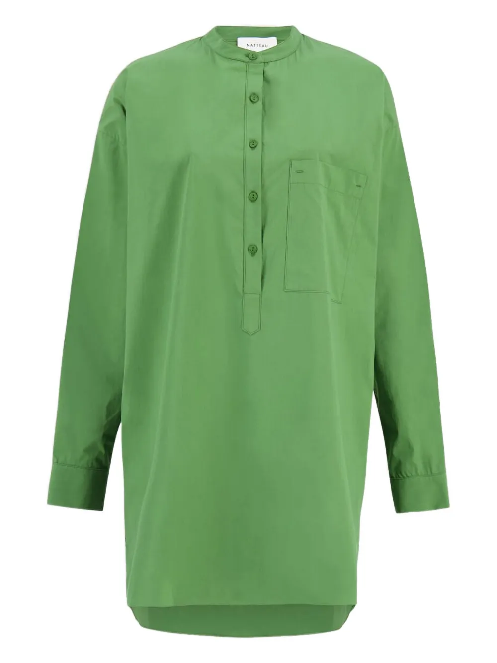 Платье-рубашка мини Popover с длинными рукавами Matteau, зеленый
Платье-рубашка мини Popover с длинными рукавами Matteau, зеленый
