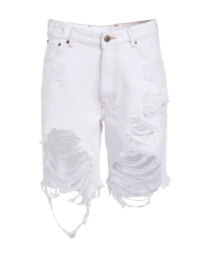 Белые рваные джинсовые шорты Ser.O.Ya, белый
Белые рваные джинсовые шорты Ser.O.Ya, белый