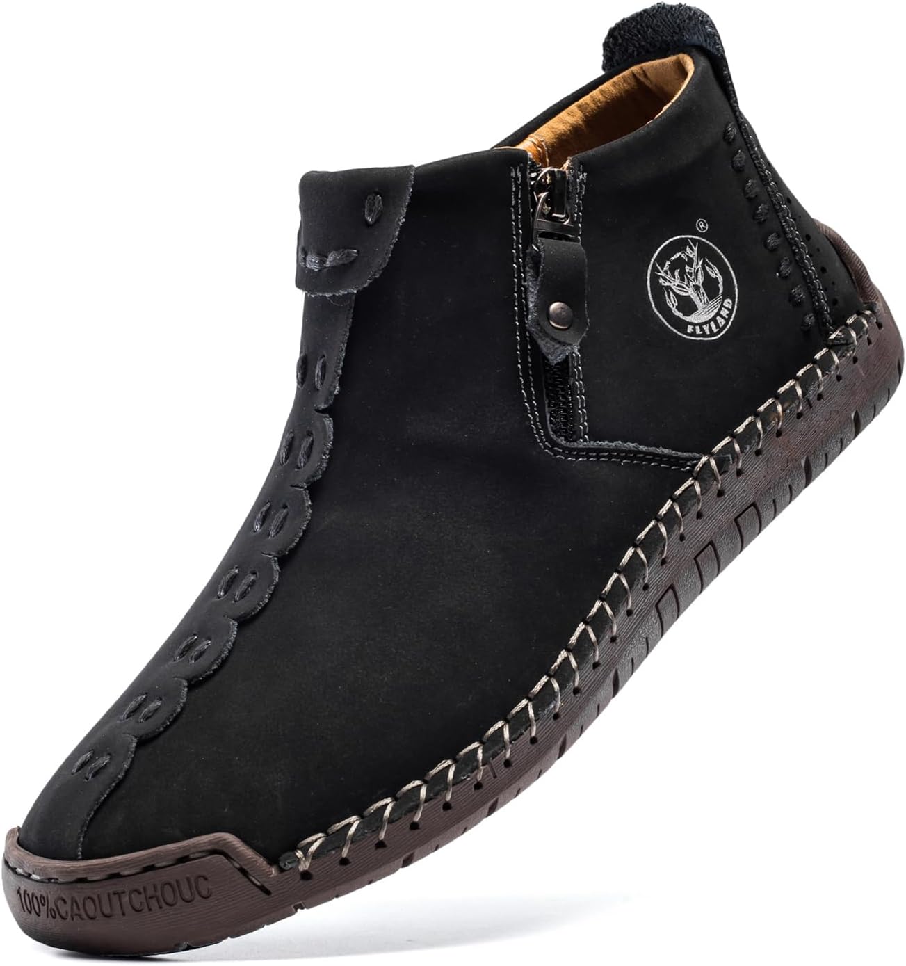 Мужские повседневные кожаные кроссовки FLYLAND ручной работы, модные ботинки-чикка, легкие средние ботинки, обувь для прогулок, вождения, черный
Мужские повседневные кожаные кроссовки FLYLAND ручной работы, модные ботинки-чикка, легкие средние ботинки, обувь для прогулок, вождения, черный