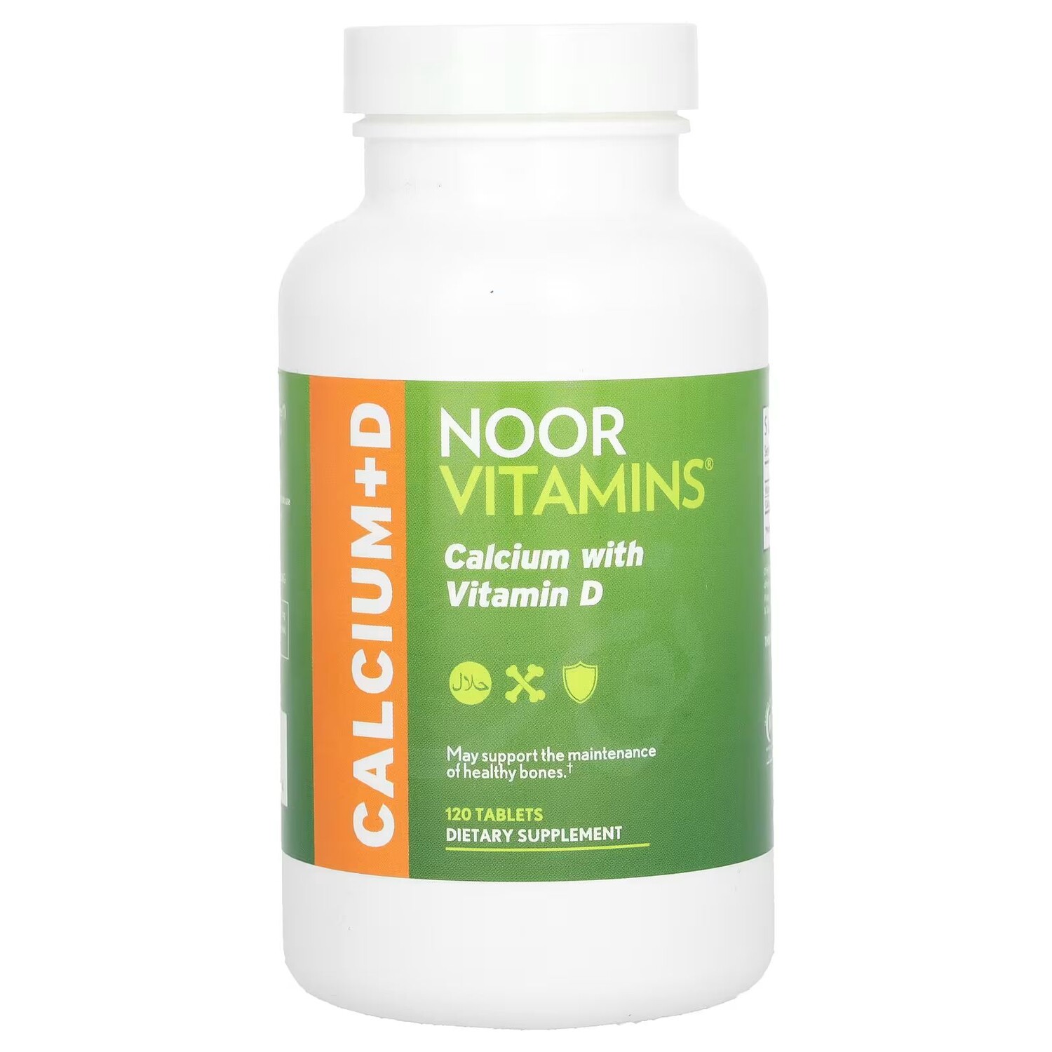 Noor Витамины, Кальций с витамином D, 120 таблеток Noor Vitamins 
Noor Витамины, Кальций с витамином D, 120 таблеток Noor Vitamins