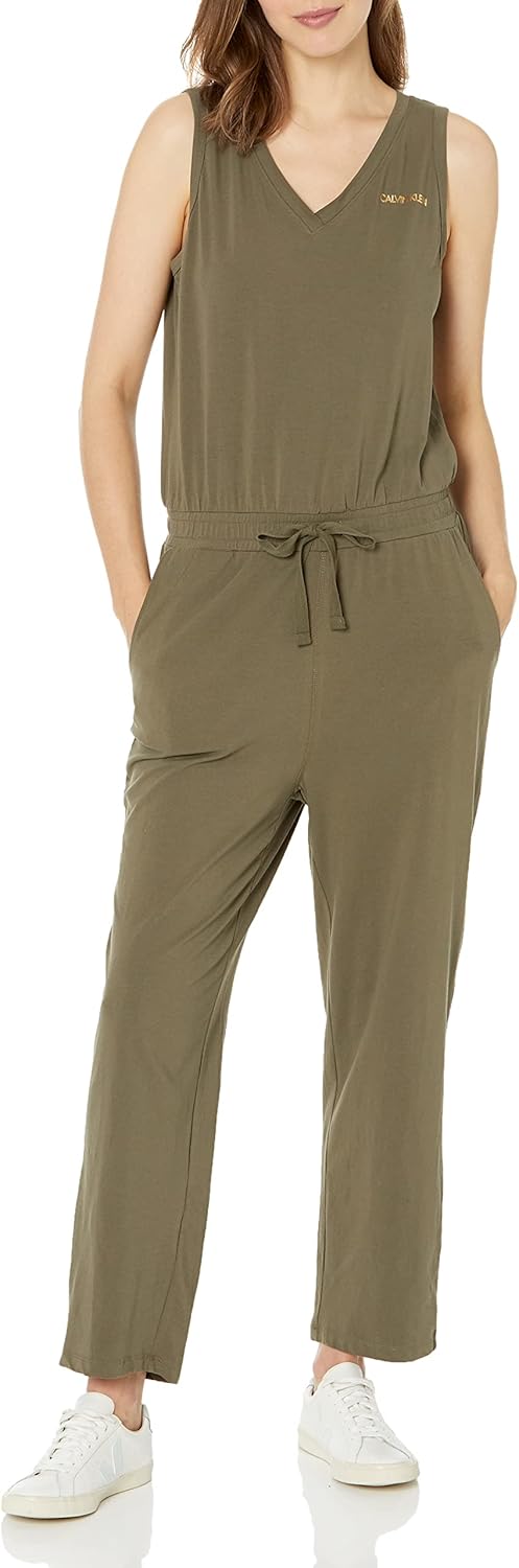 Женский дизайнерский комбинезон с логотипом Calvin Klein, на шнурке, Caper
Женский дизайнерский комбинезон с логотипом Calvin Klein, на шнурке, Caper