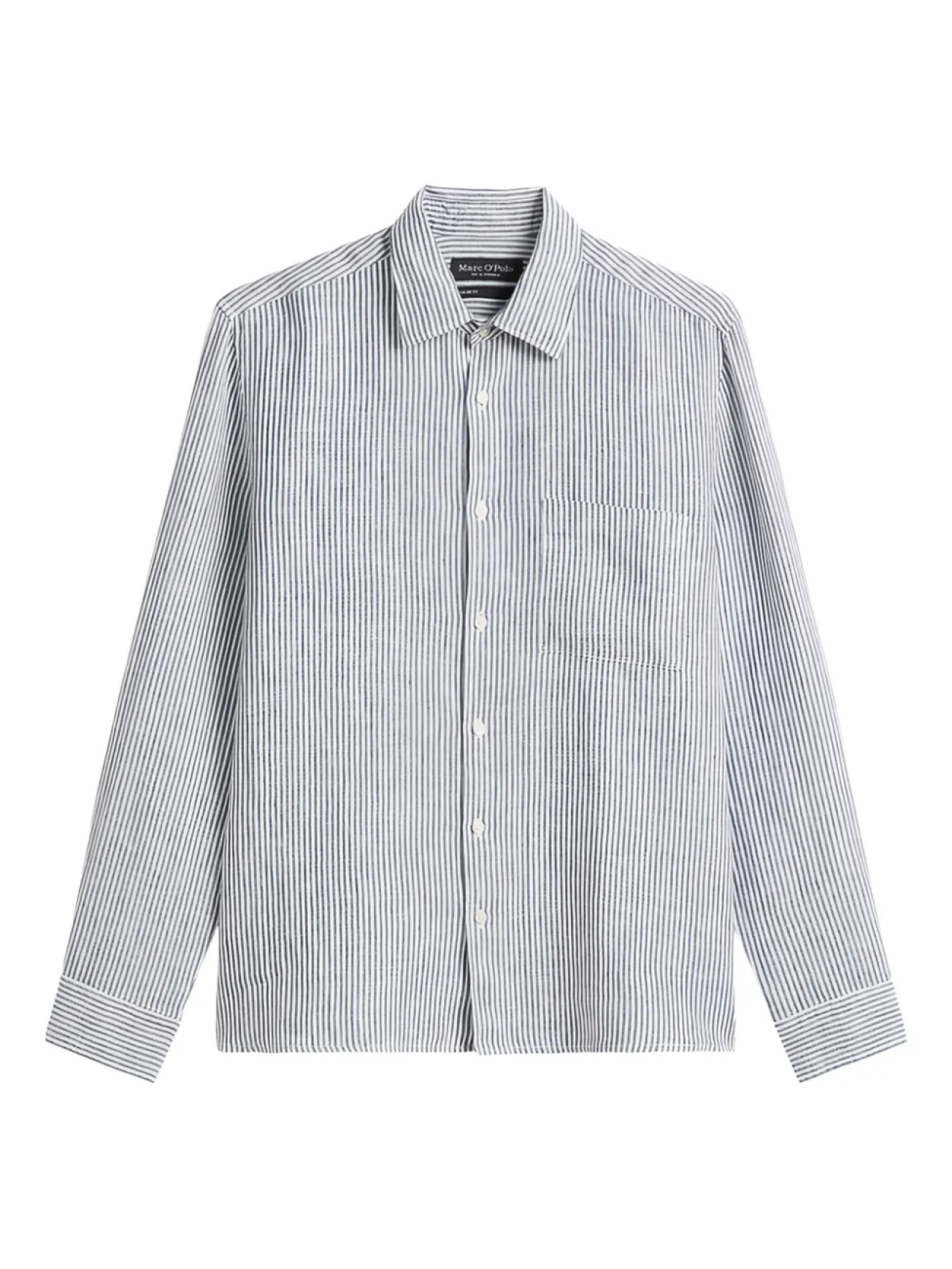 Полосатая рубашка на пуговицах Marc O'Polo, серый
Полосатая рубашка на пуговицах Marc O'Polo, серый