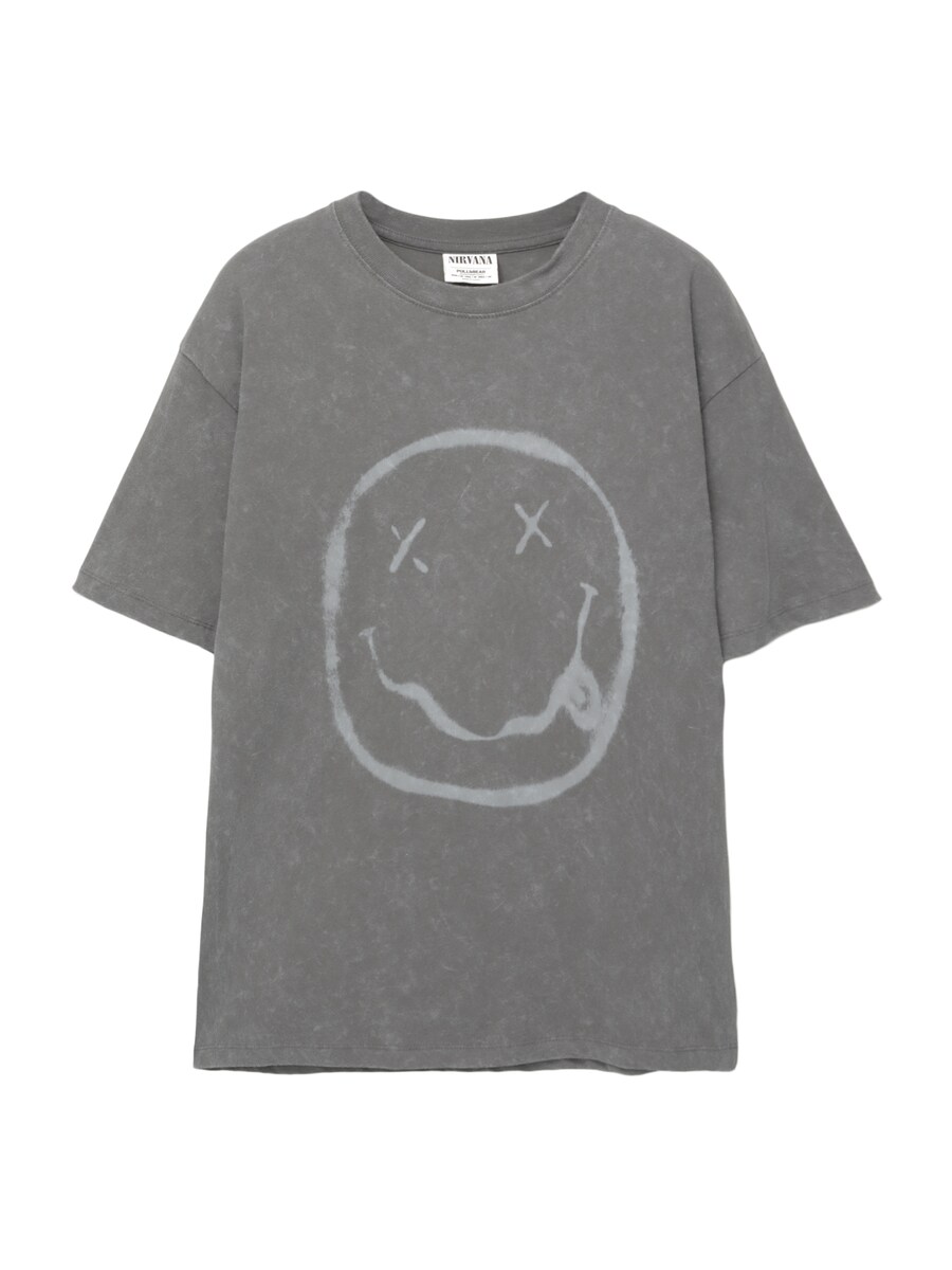 Рубашка Pull&Bear NIRVANA SMILEY, светло-серый/темно-серый
Рубашка Pull&Bear NIRVANA SMILEY, светло-серый/темно-серый