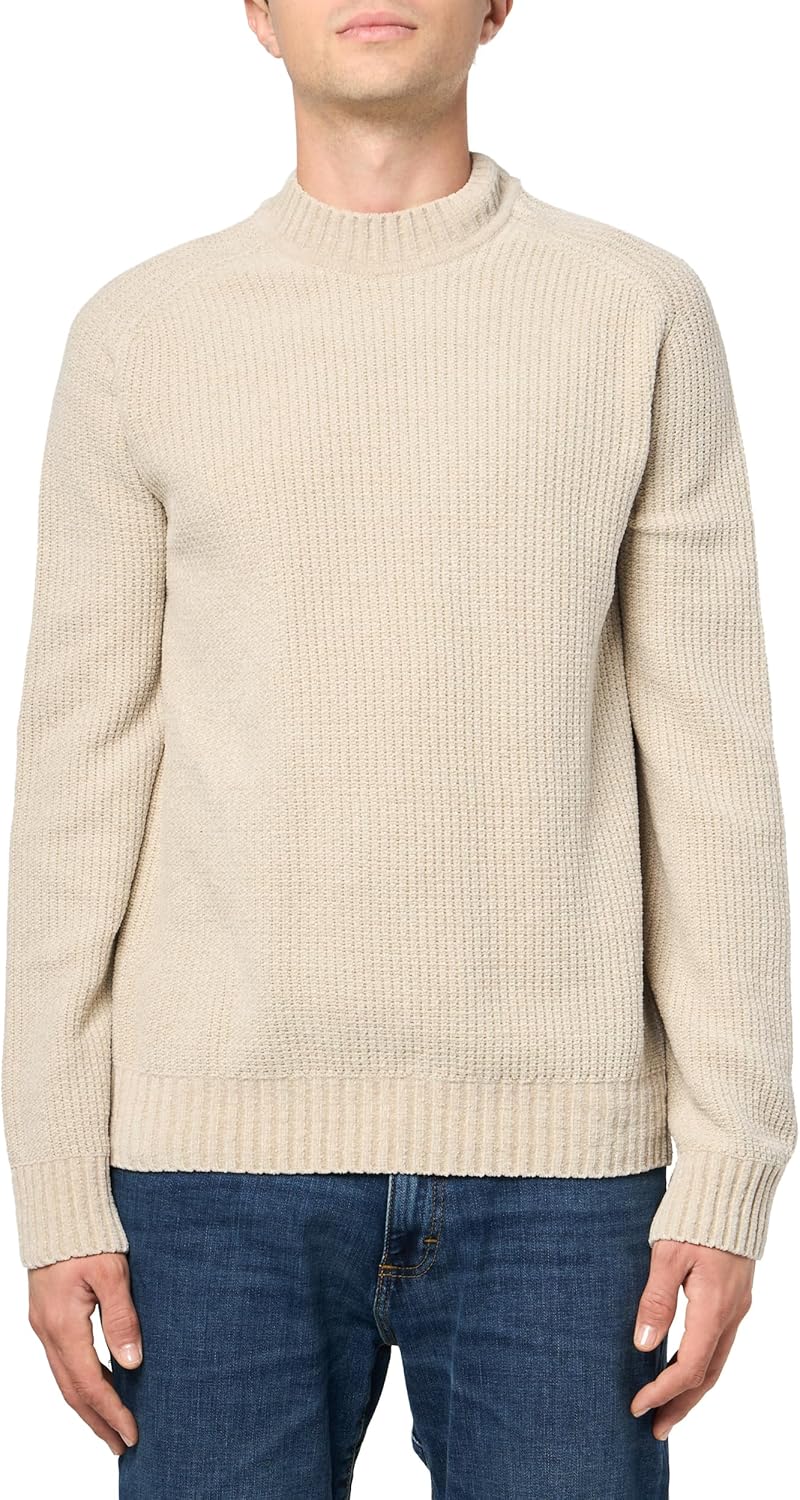 BOSS мужской свитер из ребристого вельветового хлопка, Dark Dust
BOSS мужской свитер из ребристого вельветового хлопка, Dark Dust