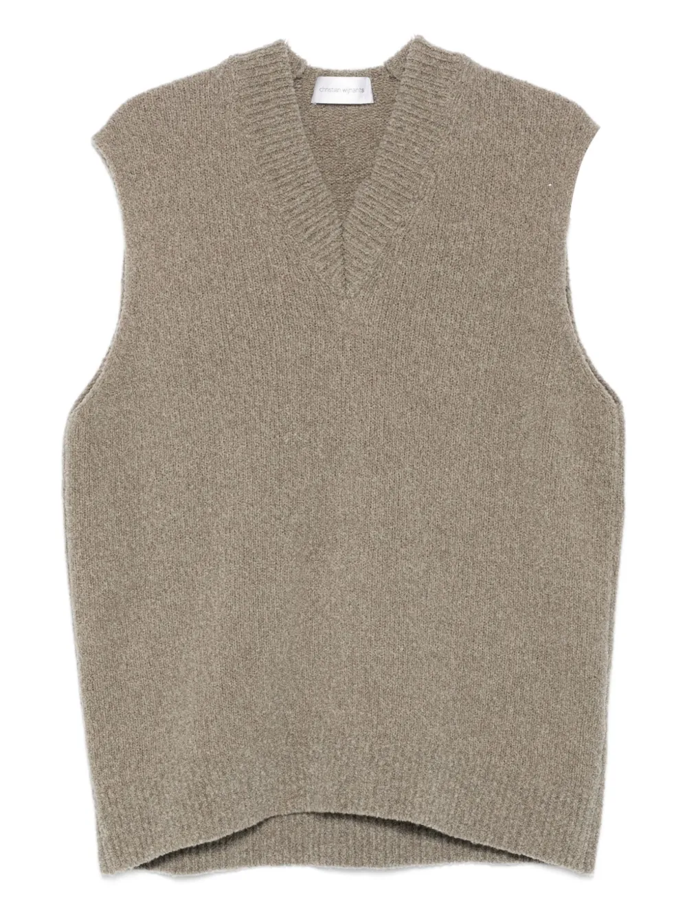 Топ без рукавов Kidepo с V-образным вырезом Christian Wijnants, нейтральный
Топ без рукавов Kidepo с V-образным вырезом Christian Wijnants, нейтральный