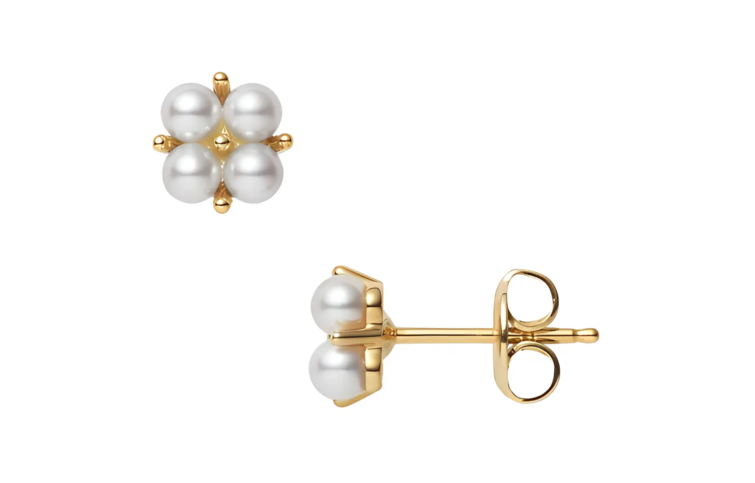 Золотые серьги-гвоздики с жемчугом Akoya MIKIMOTO
Золотые серьги-гвоздики с жемчугом Akoya MIKIMOTO