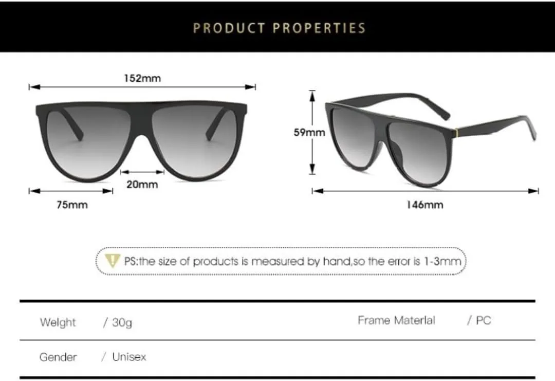 Женские солнцезащитные очки с плоской верхней частью, увеличенного размера, в ретро-форме, с щитовидным оправом и крупными линзами TKKTLLT, Clear Orange Tea
Женские солнцезащитные очки с плоской верхней частью, увеличенного размера, в ретро-форме, с щитовидным оправом и крупными линзами TKKTLLT, Clear Orange Tea